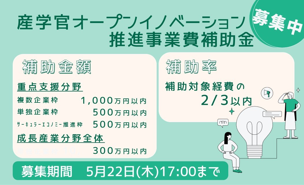 産学官オープンイノベーション推進事業費補助金